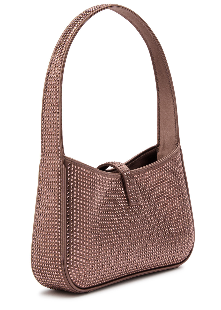 Saint Laurent Le 5 à 7 Mini Crystal-embellished top Handle bag - 2