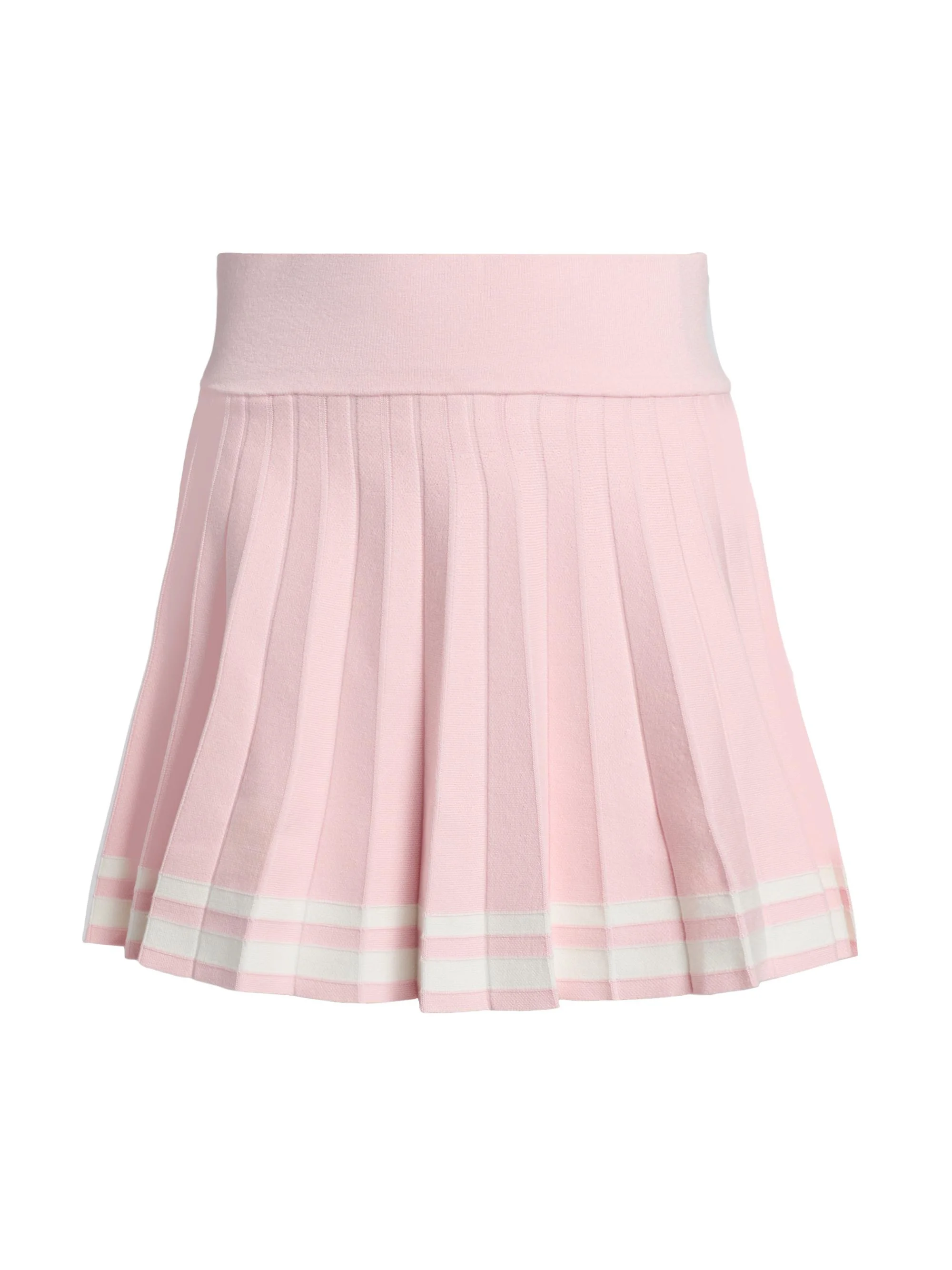 Women's Suzette Striped Sweater Skort - Pink Muse White Tipping - 1