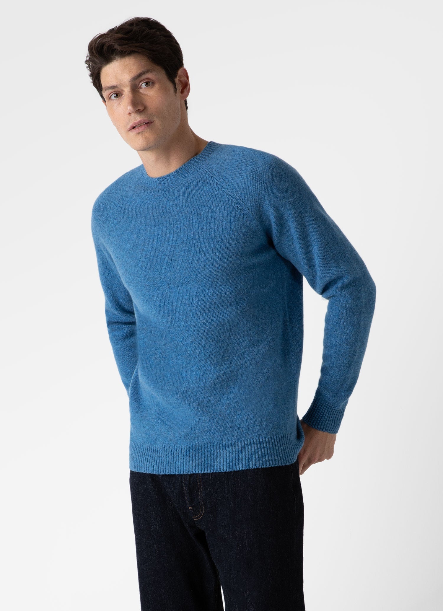 Lambswool Crew Neck Jumper - 2