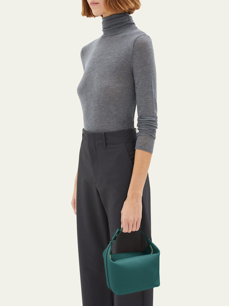 Valextra Mochi Calfskin Leather Pouch Bag outlook