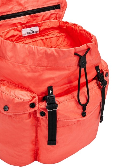 90370 MUSSOLA GOMMATA CANVAS_GARMENT DYED ORANGE 5