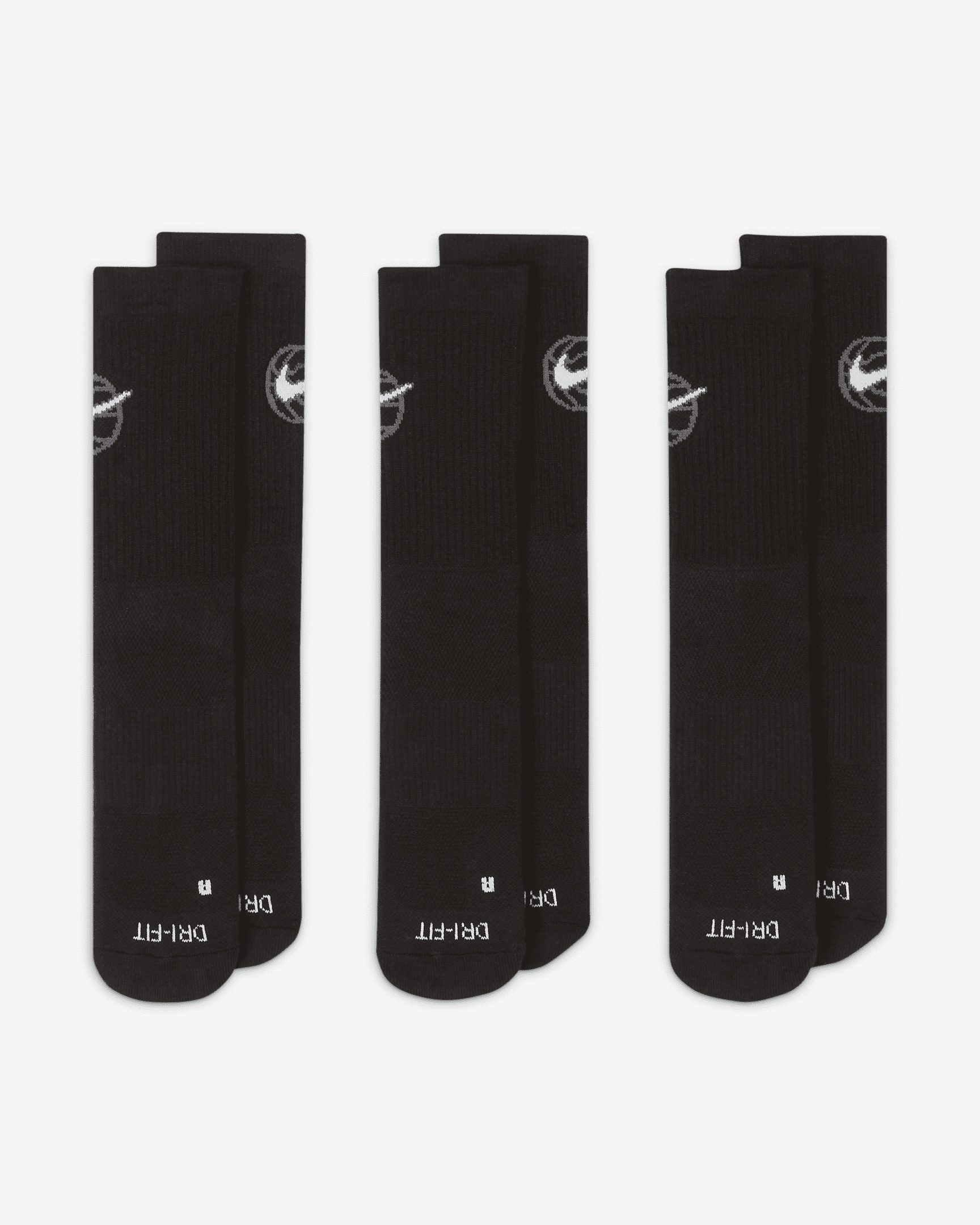 Nike Everyday Crew Basketball Socks (3 Pair) - 2