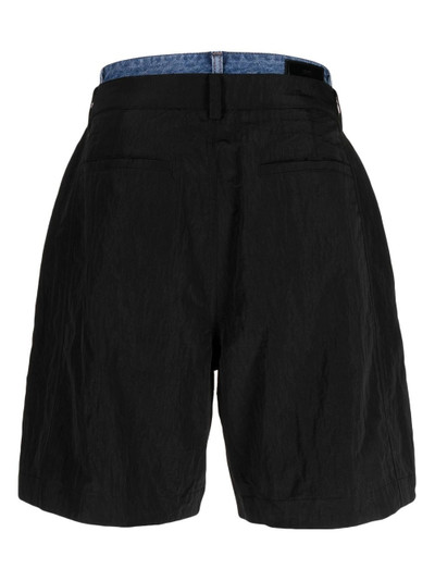 JUUN.J layered pleated bermuda shorts outlook
