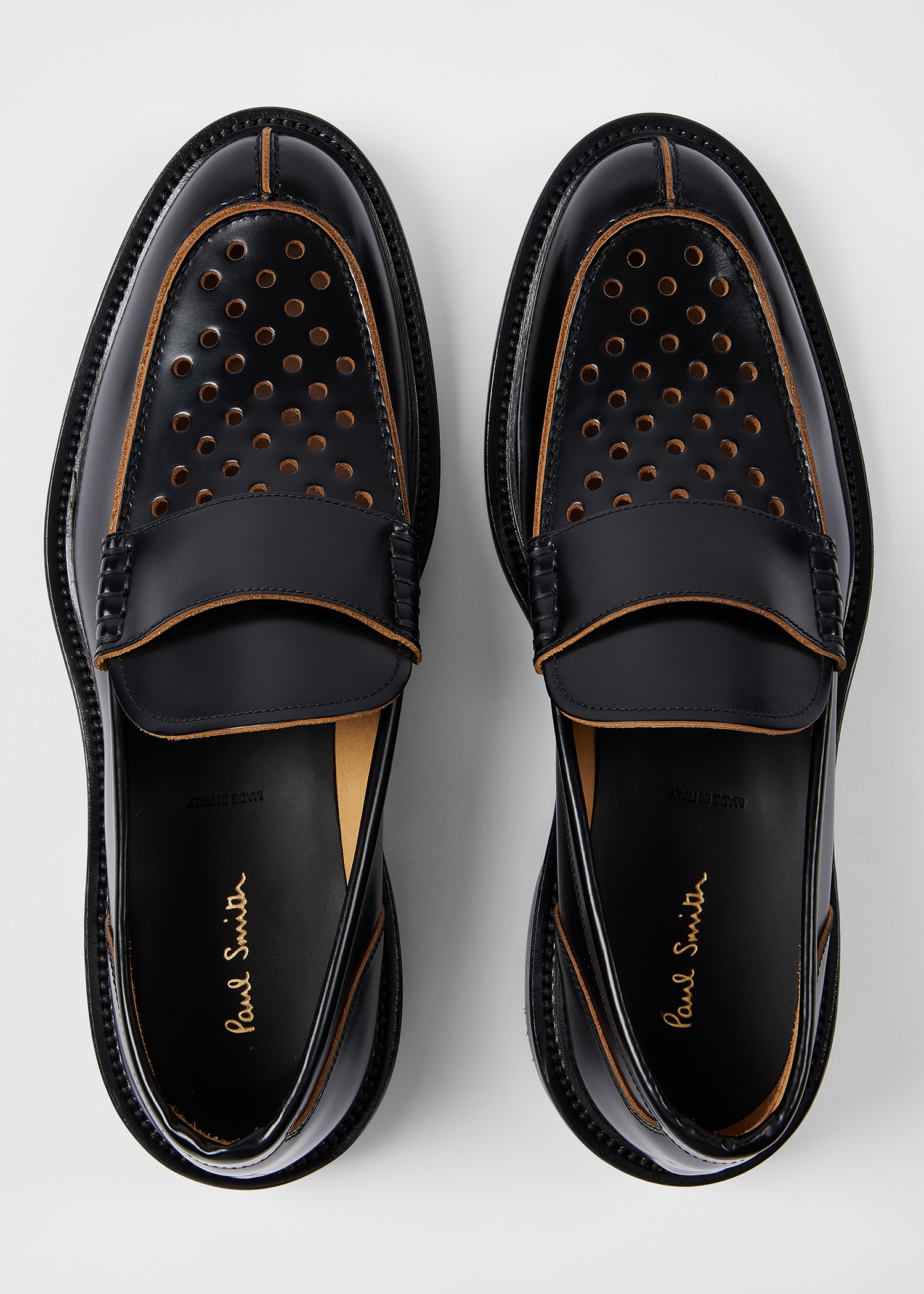 Black Leather 'Rossini' Loafers - 3