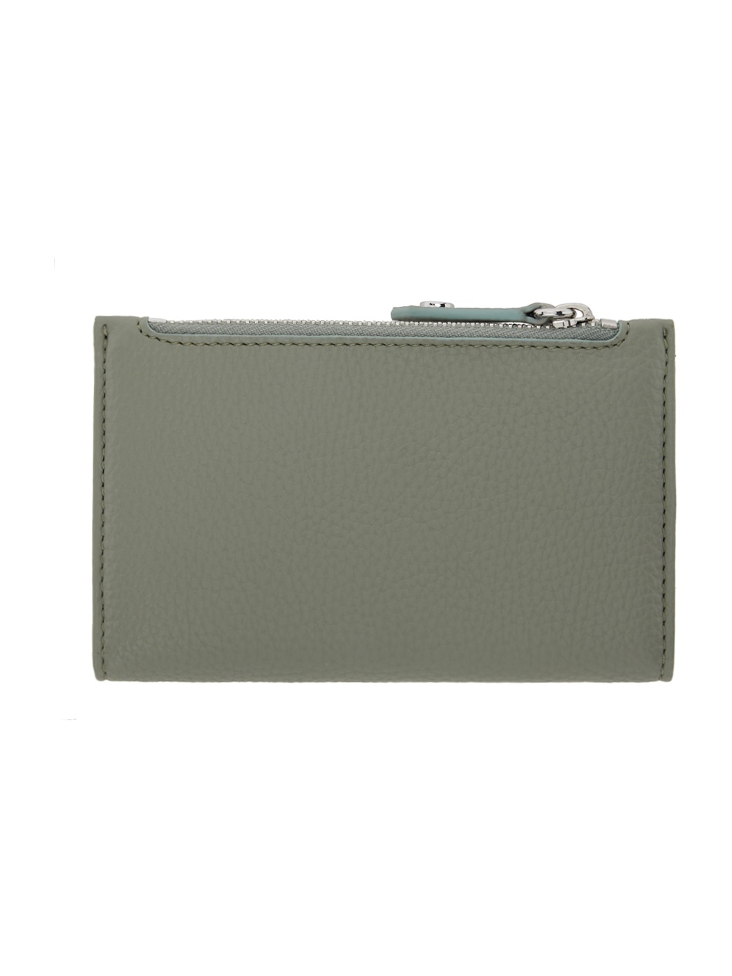 Green Re-Vegan Slim Flap Card Holder - 2