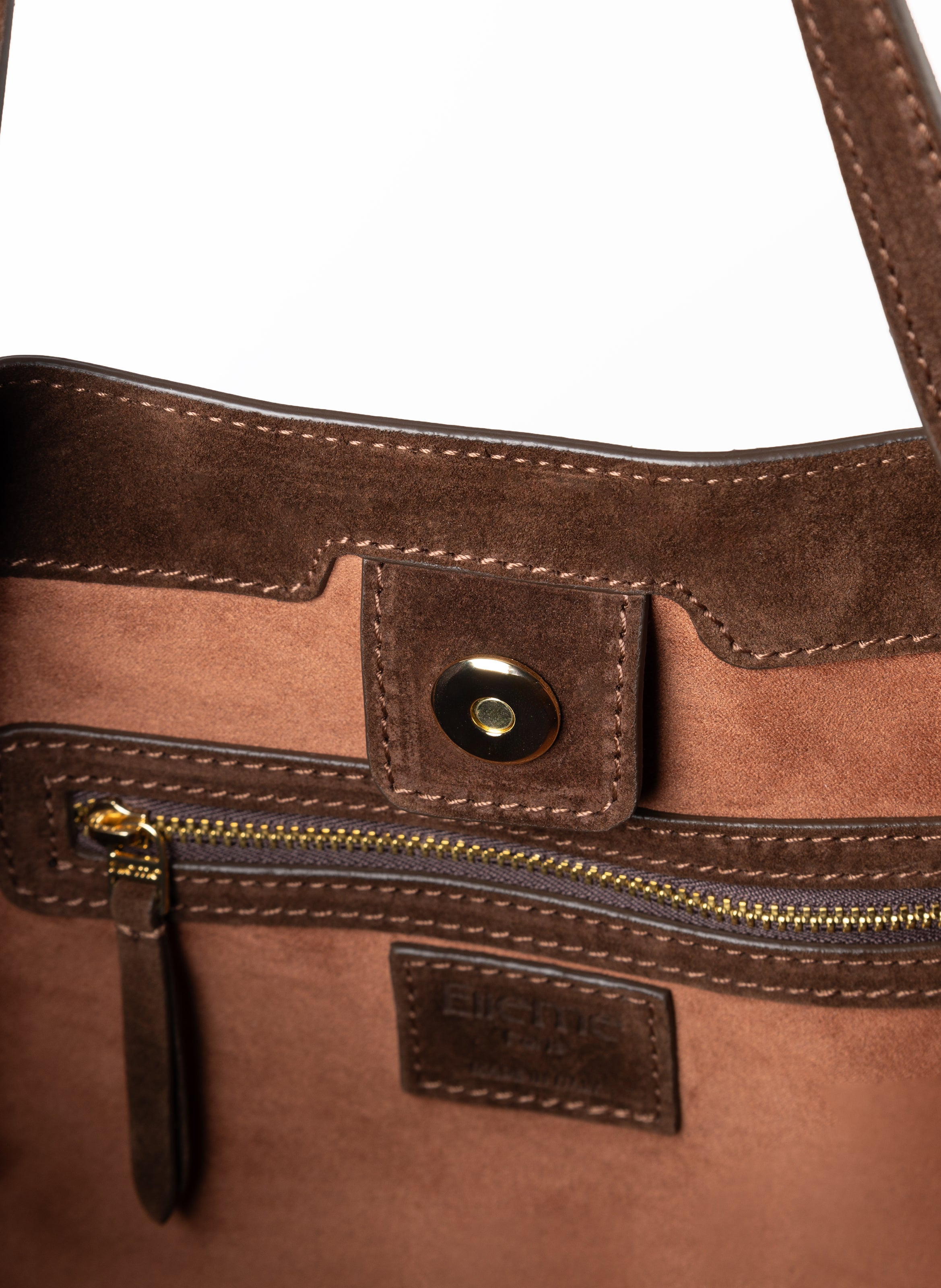 Dimple Tote Suede Brownie - 4