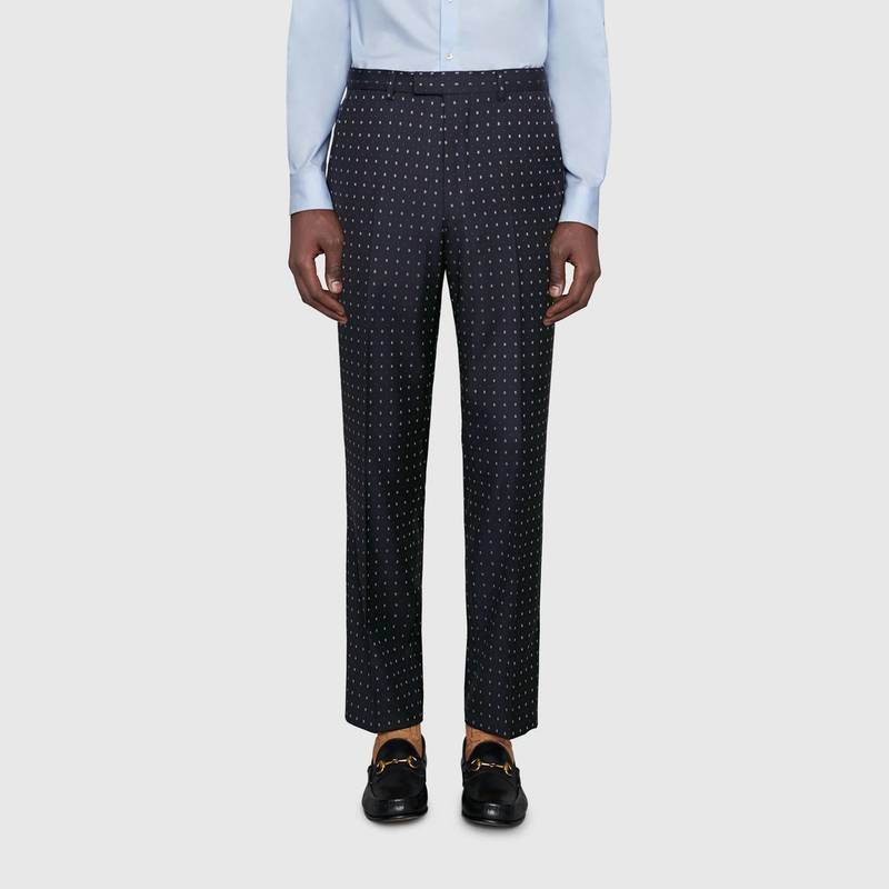 Straight fit G dot wool suit 5