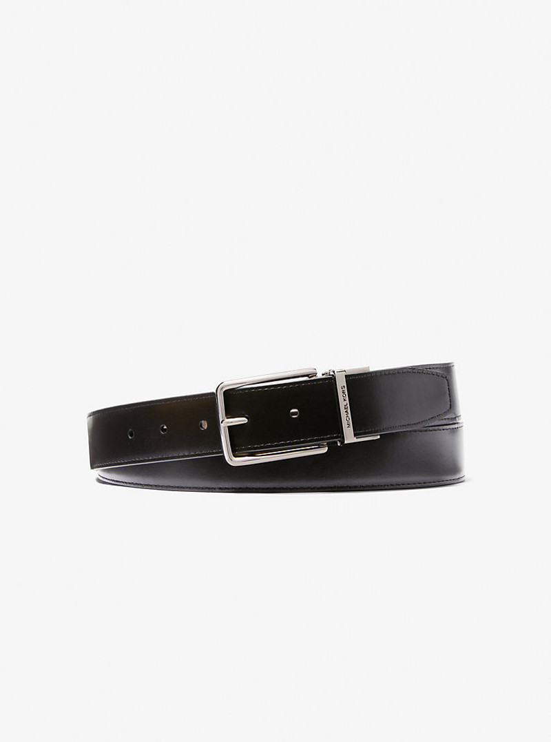 MICHAEL KORS Reversible Logo and Leather Belt outlook