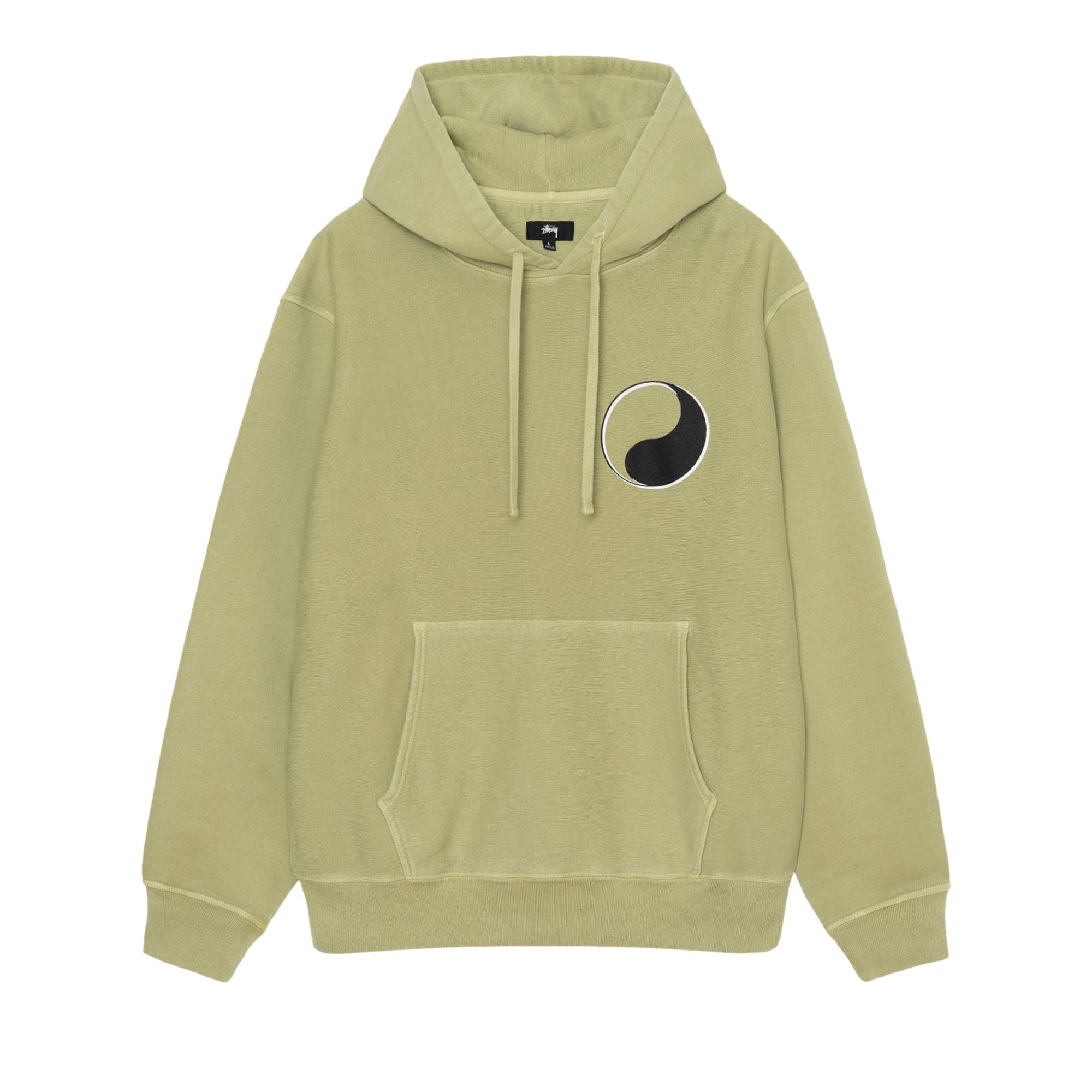 Stussy x Our Legacy Drop Shadow Pigment Dyed Hoodie 'Tarragon' - 1