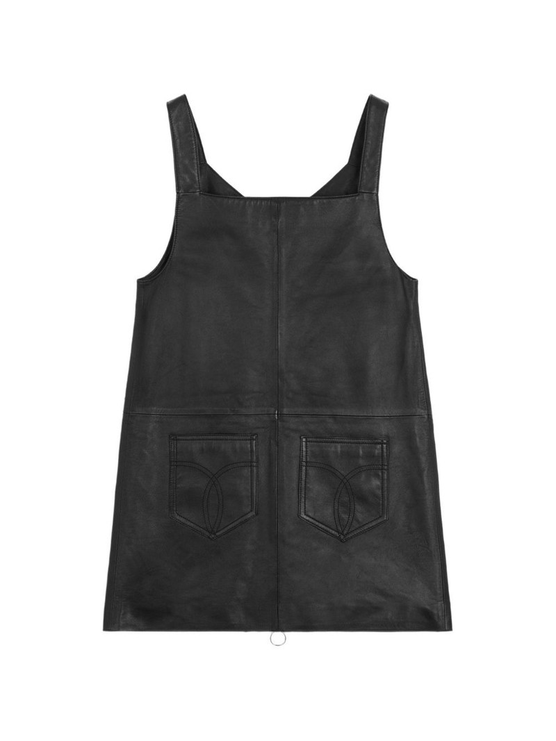 FIORUCCI zip pocket leather dress outlook
