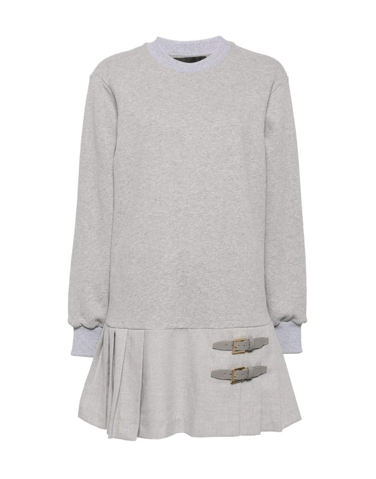 Preston Pleated Sweatshirt Dress - 8