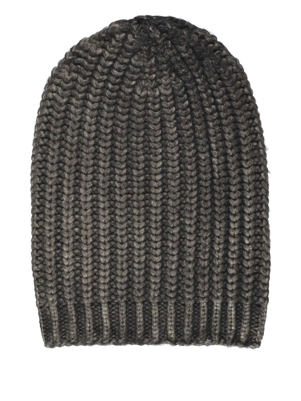 ribbed-knit hat - 1
