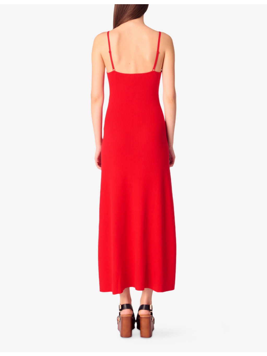 Ribbed Sleeveless Knitted Maxi Dress - 4