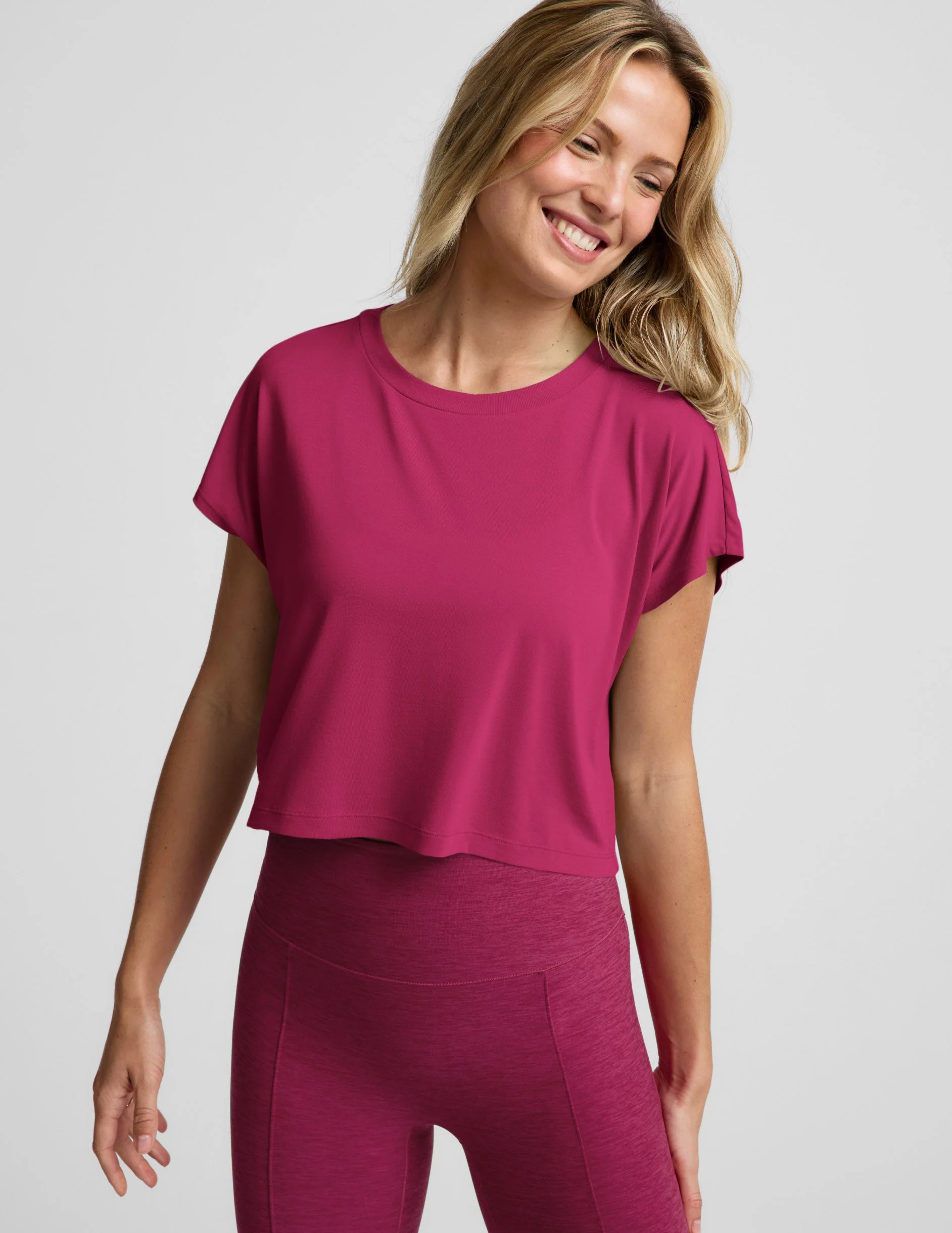 Studio Luxe Cropped Tee - 1