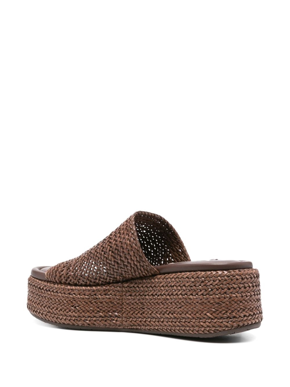 woven platform sandals - 3