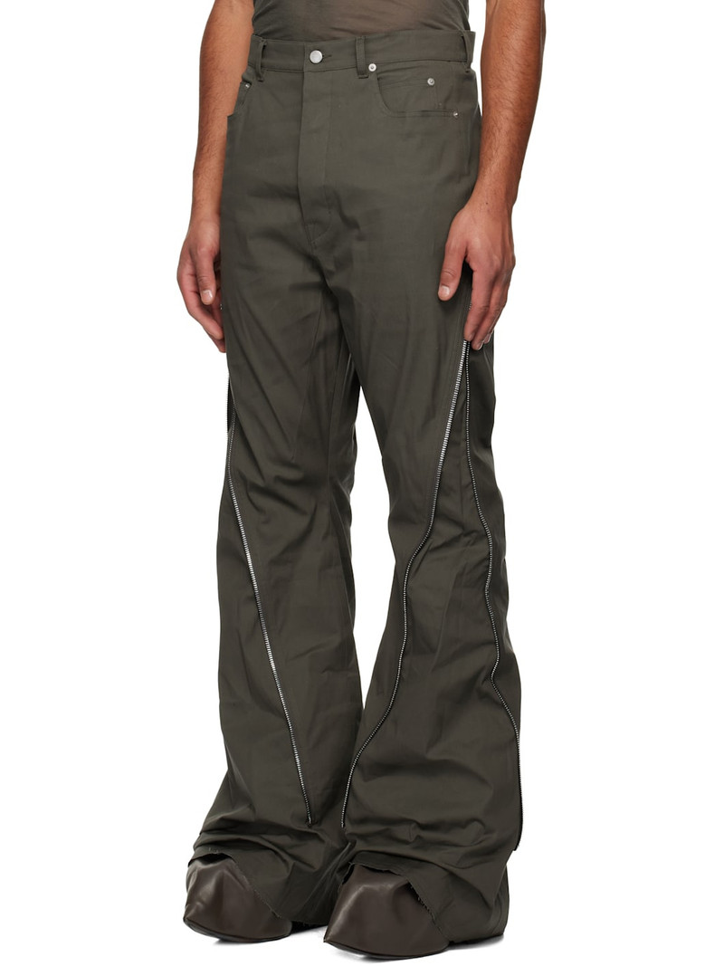 Rick Owens Khaki Bolan Bootcut Trousers outlook