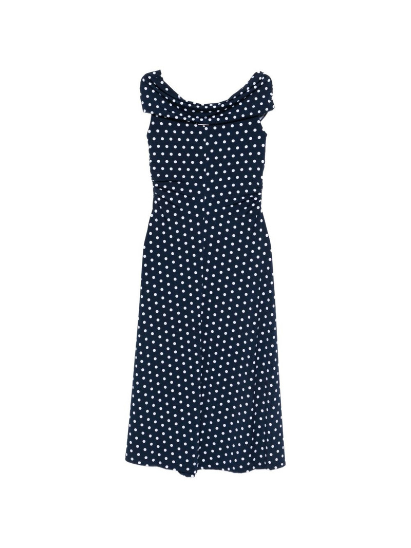 MICHAEL KORS polka-dot midi dress outlook