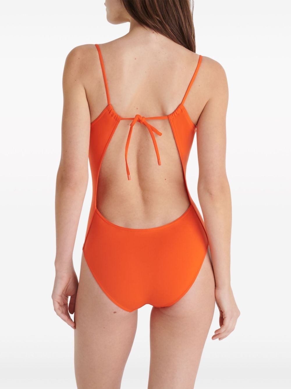 Techno open-back swimsuit - 5