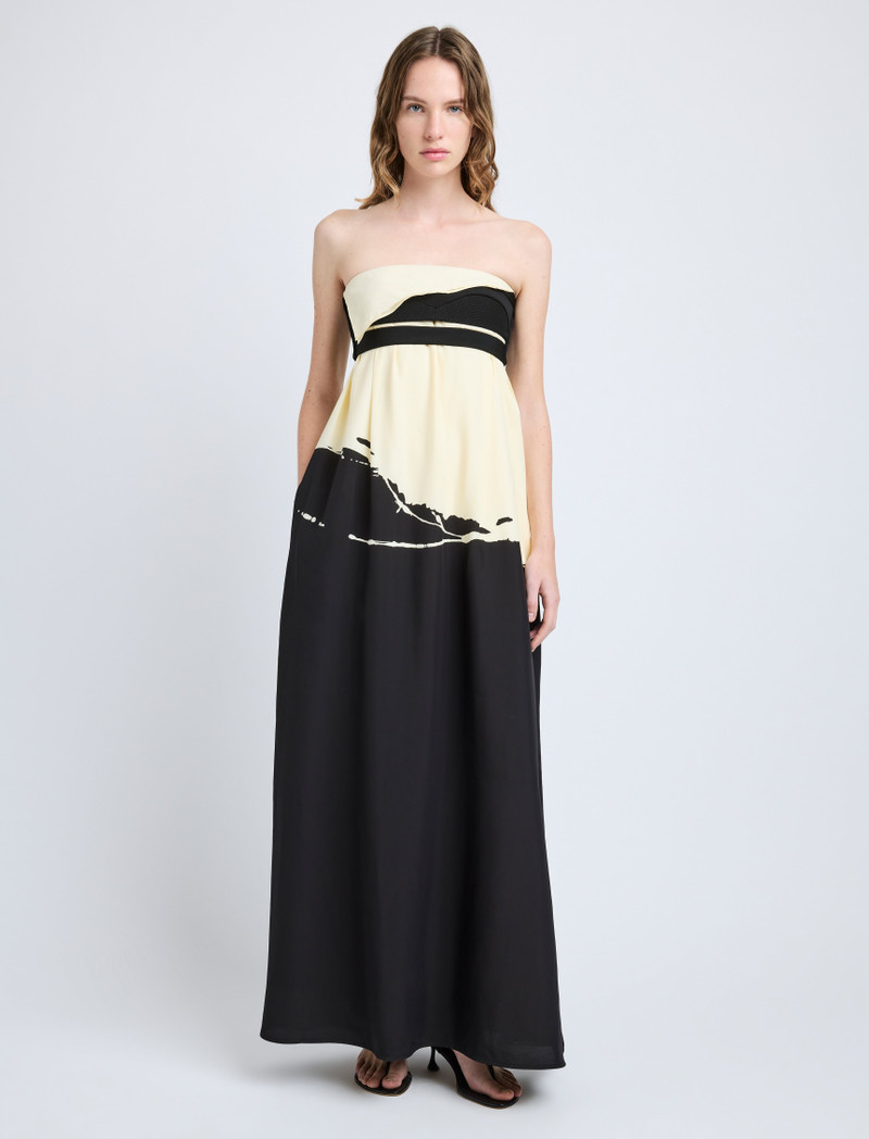 Ophelia Dress in Printed Marocaine 2