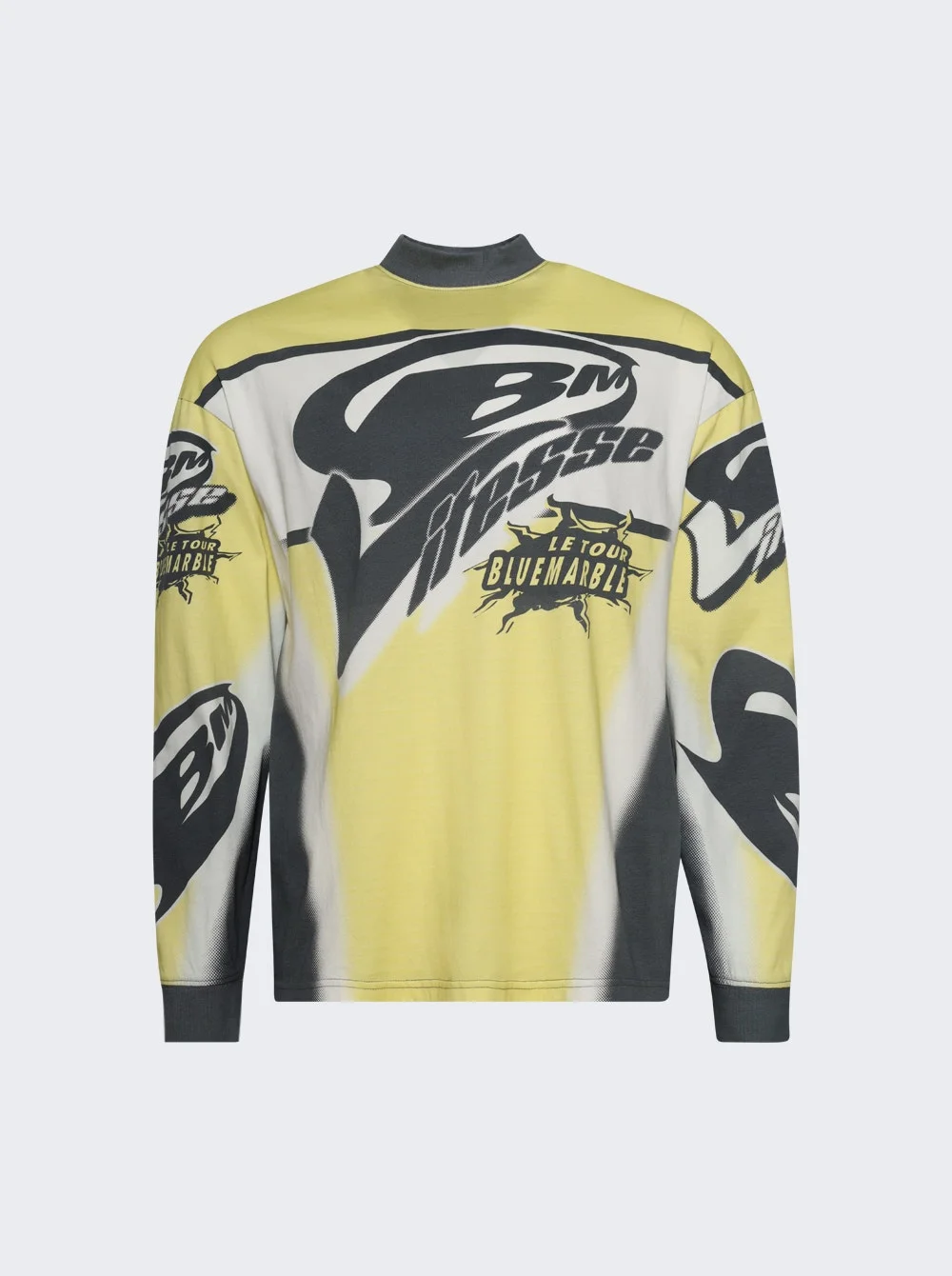 Motorcycle Long Sleeve Tee Yellow - 1