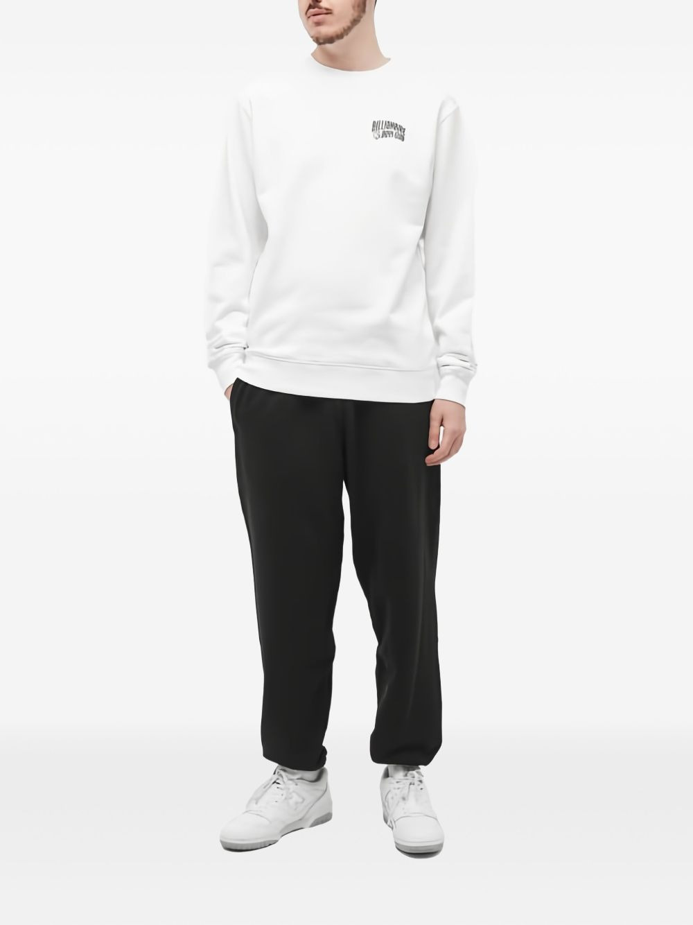 logo-embroidered crew-neck sweatshirt - 2