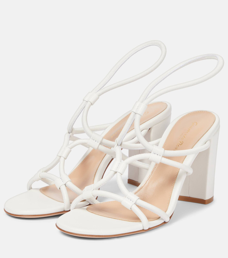 Cage 85 leather sandals 4