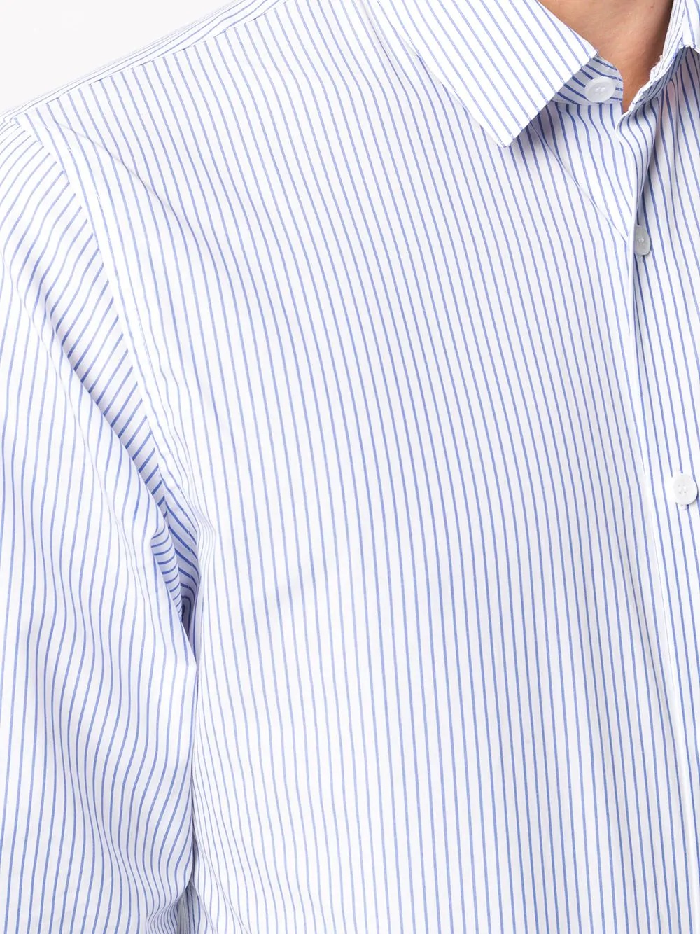 striped slim-fit shirt - 5