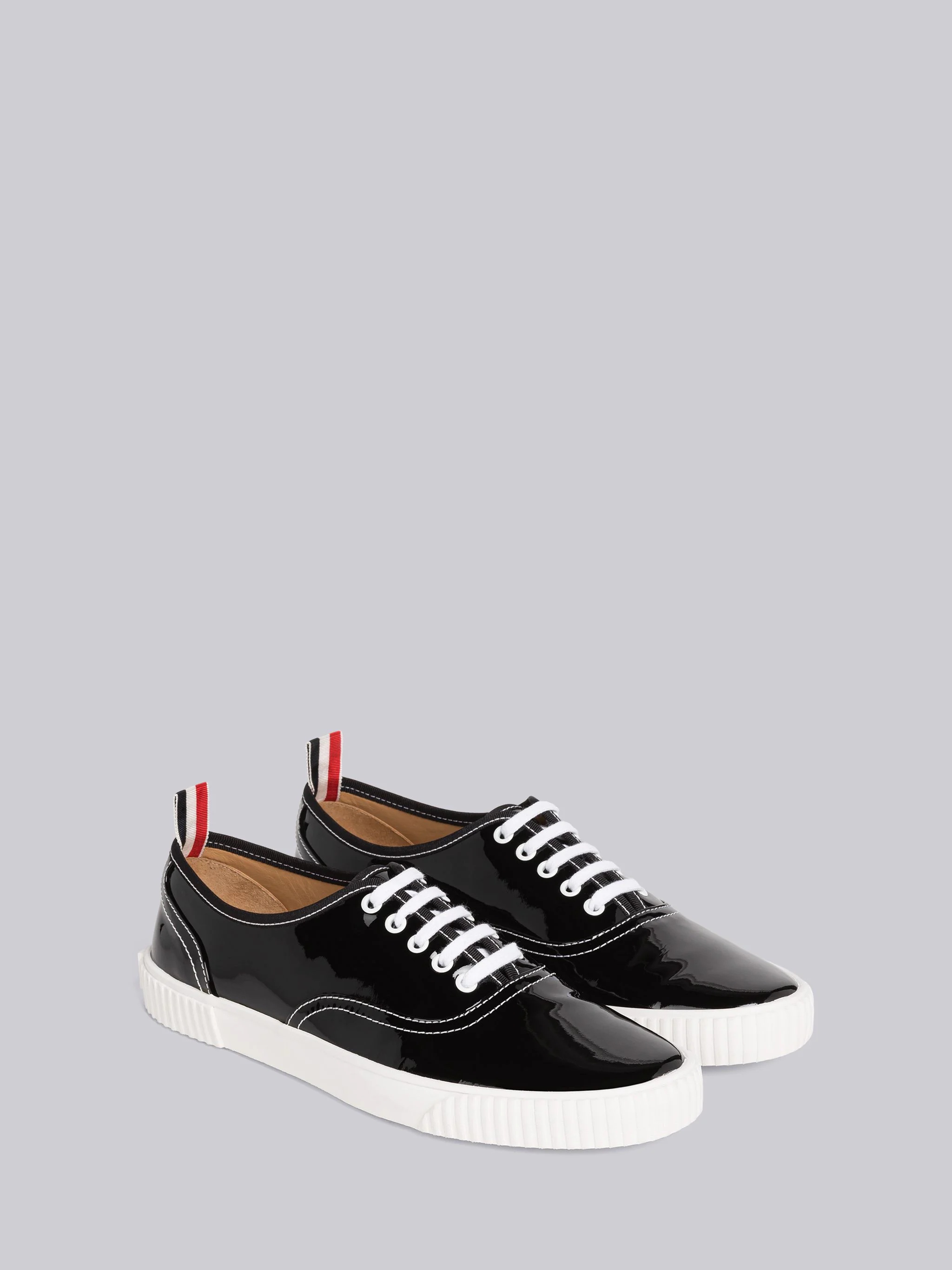 Soft Patent Leather Heritage Trainer - 3