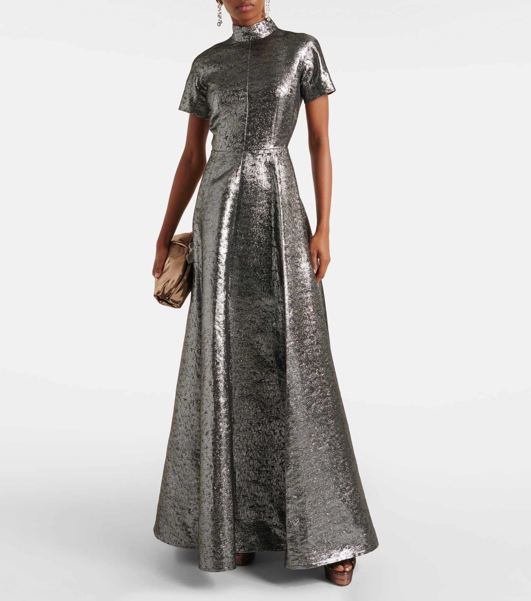 Malinda jacquard gown - 2