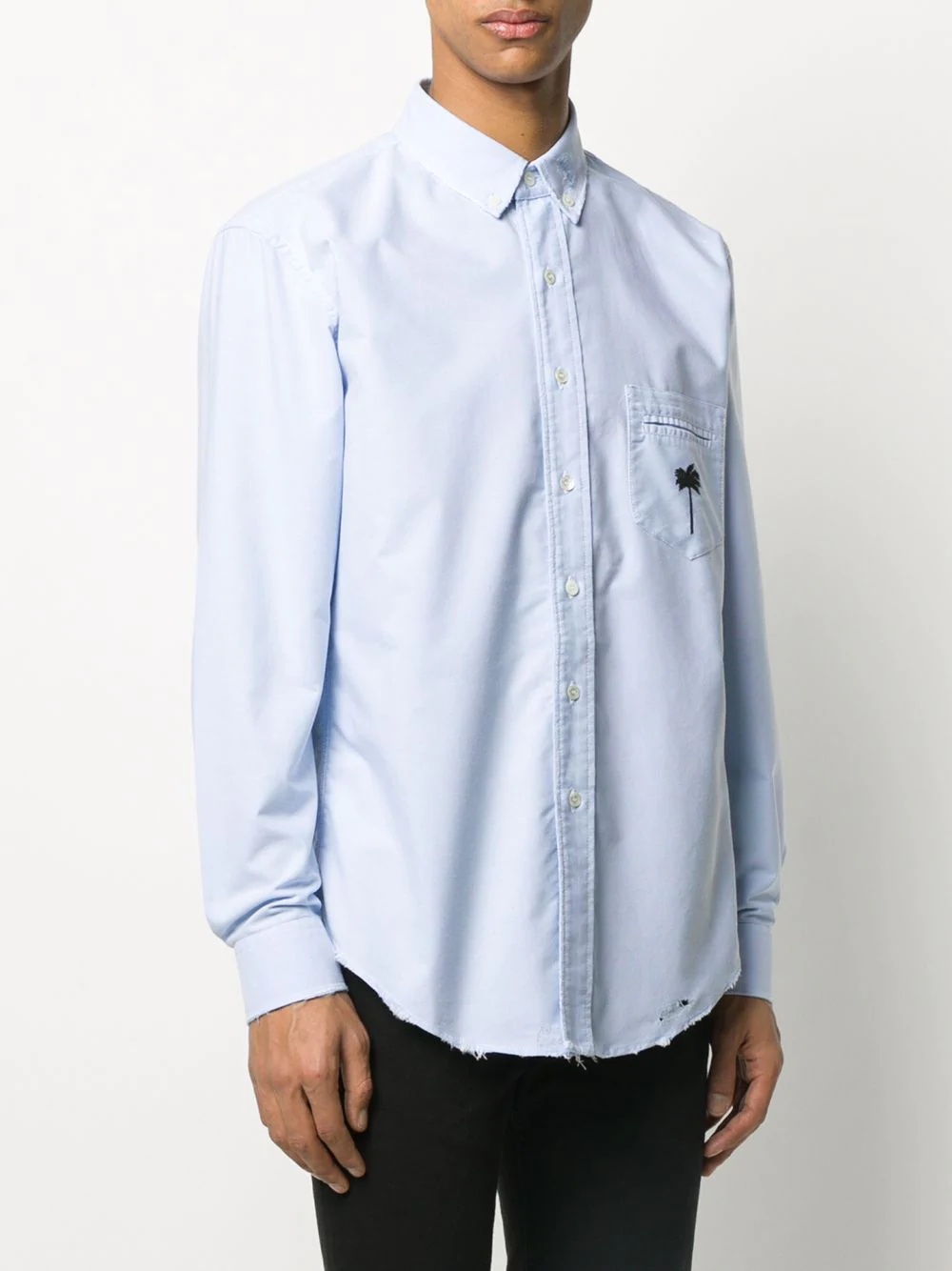 embroidered Oxford shirt - 3