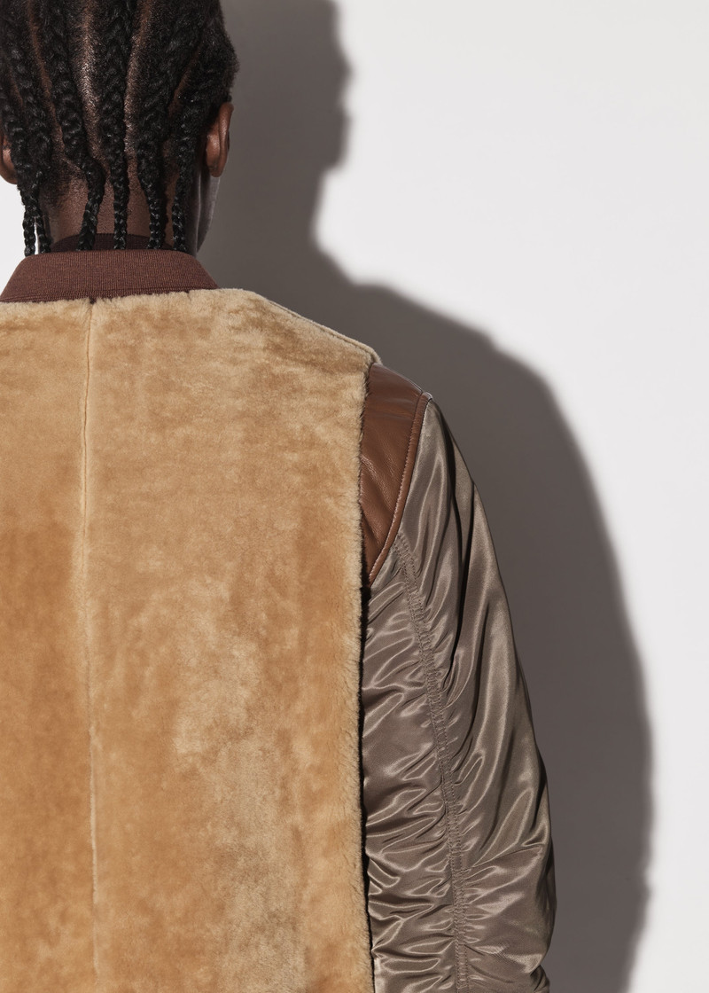 SHEARLING BOMBER JACKET 11