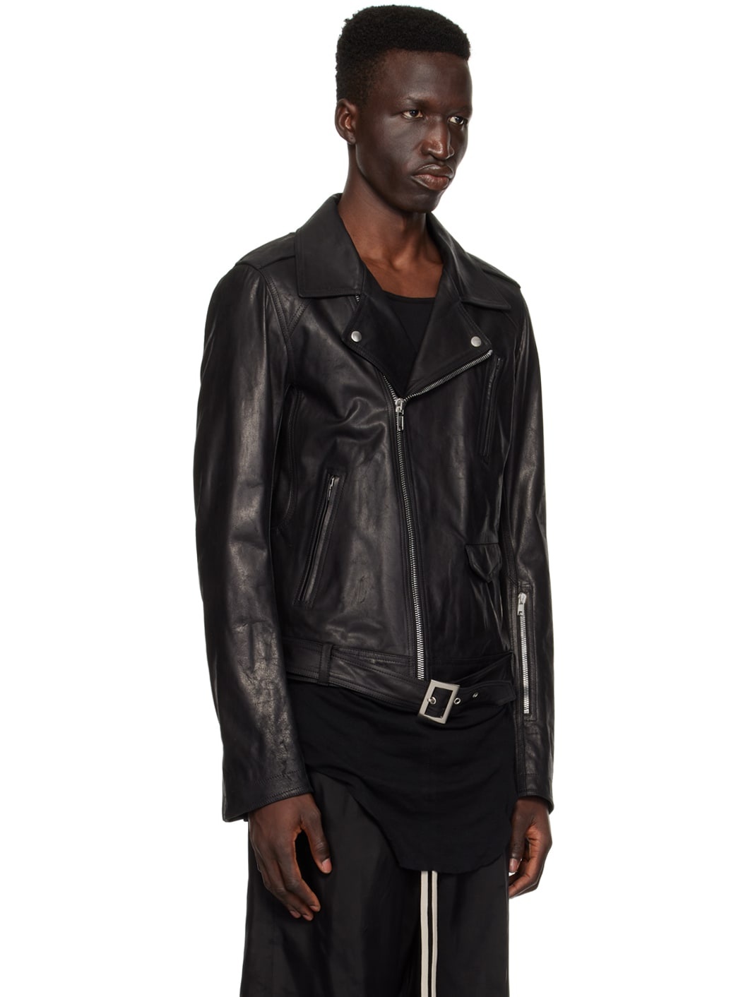 Black Lukes Stooges Leather Jacket - 2