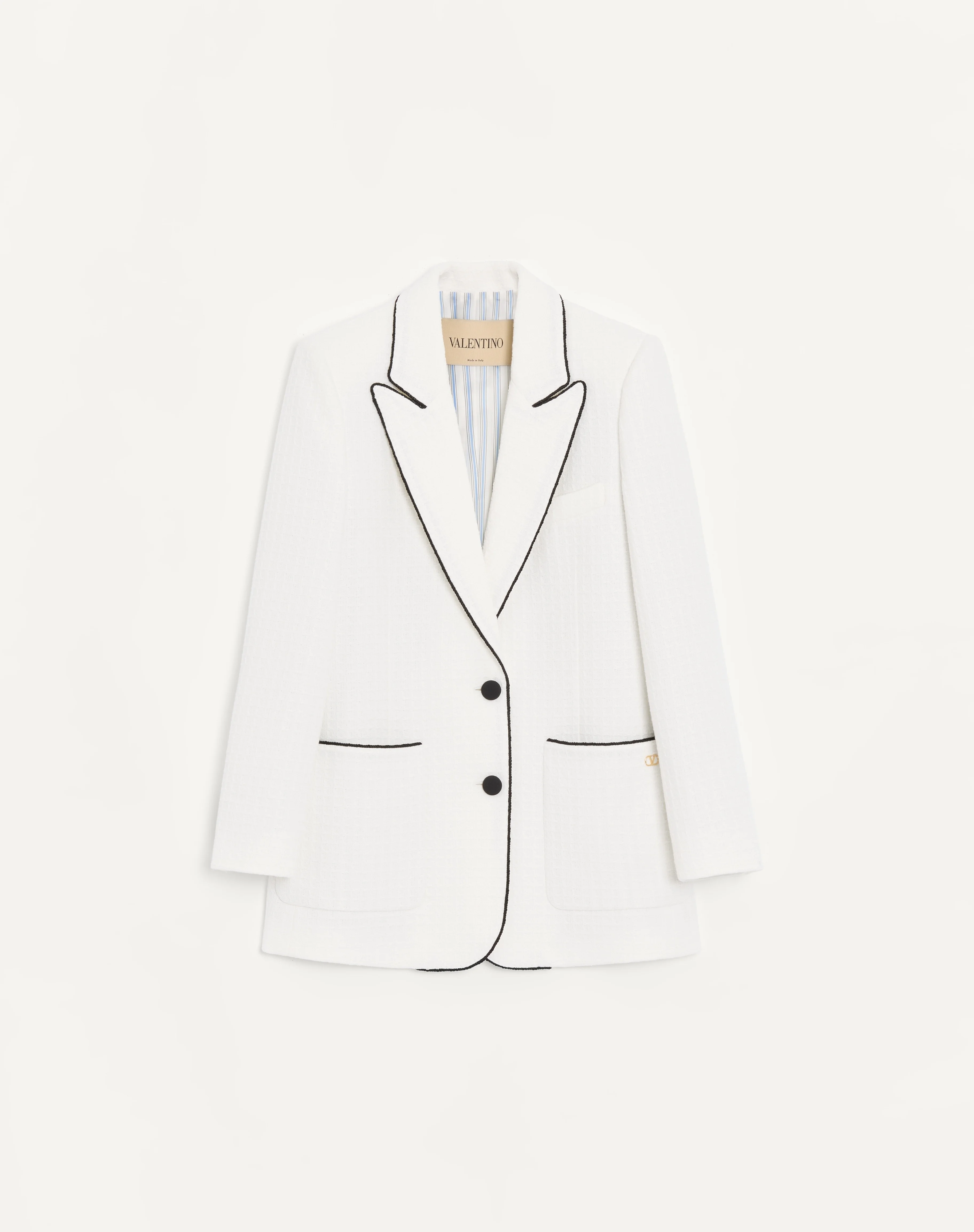 CANESTRELLO COTTON TWEED JACKET - 1