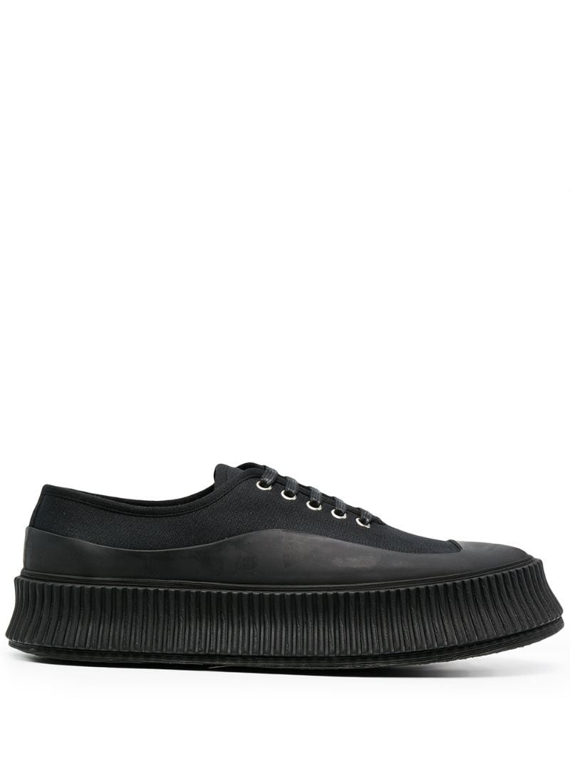 Jil Sander lace-up low-top sneakers outlook