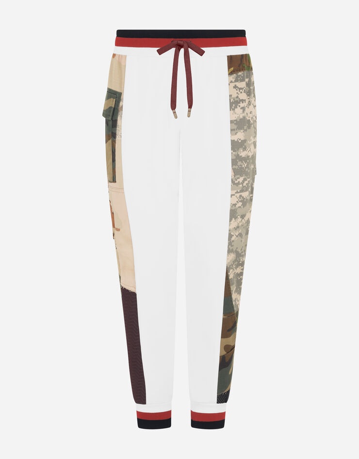 Camouflage patchwork jogging pants - 3