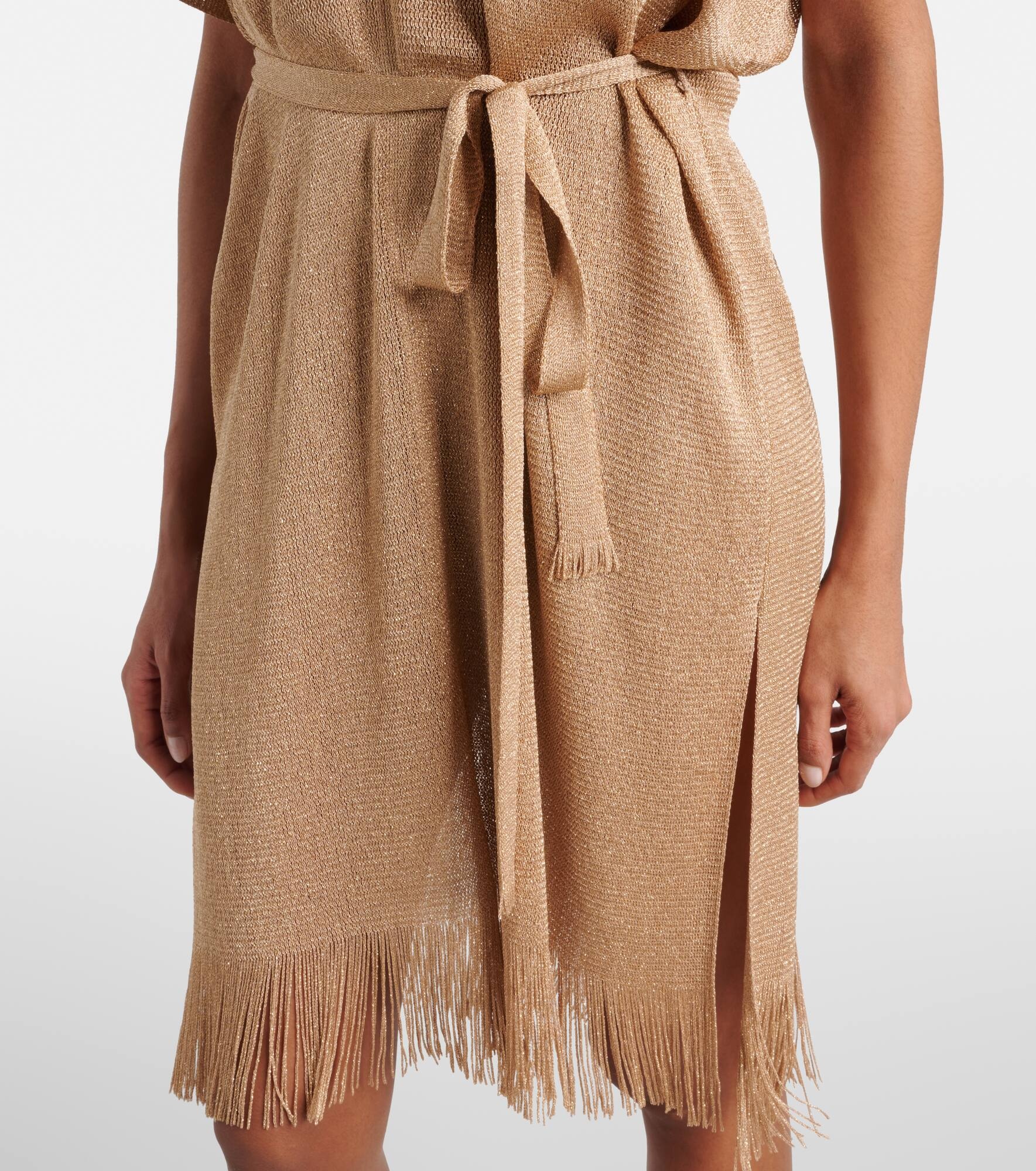 Donnola fringed beach cover-up - 5