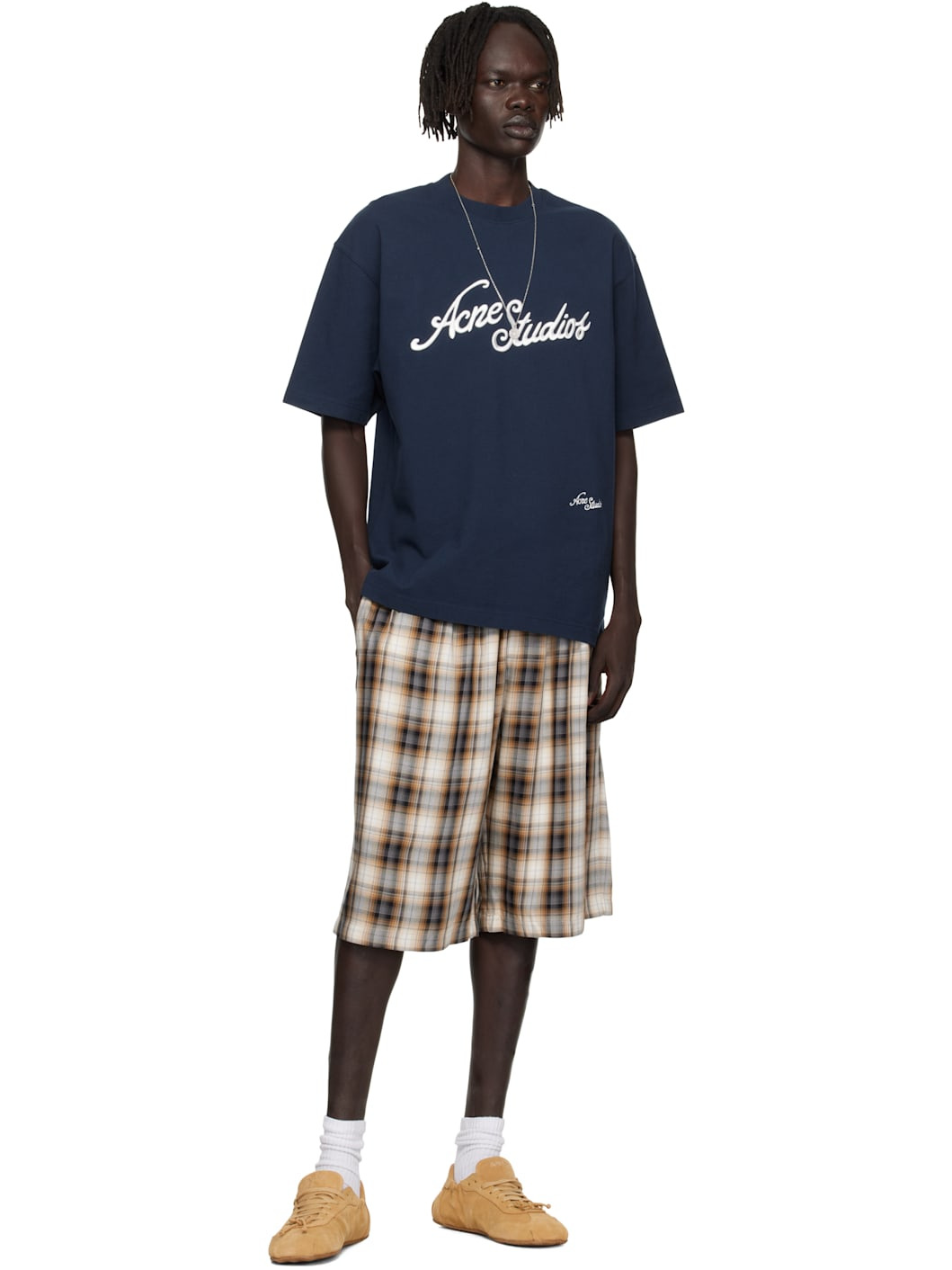 Navy Logo Relaxed Fit T-shirt - 4