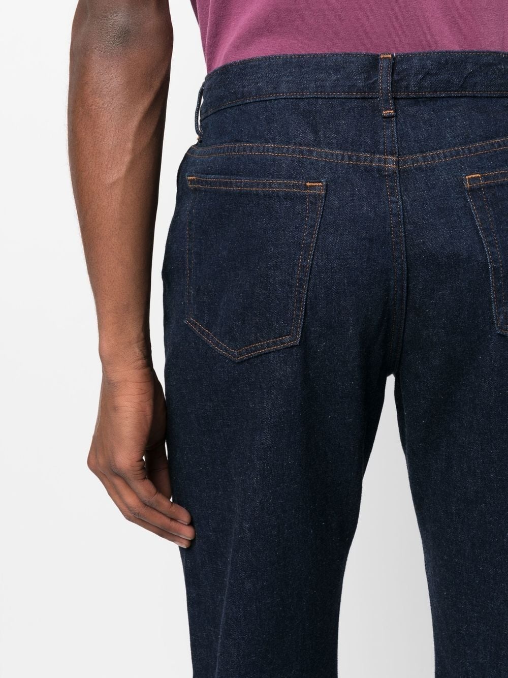 mid-rise straight-leg jeans - 5