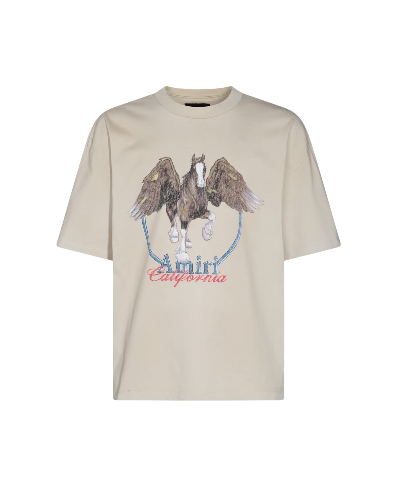 Grey Cotton T-shirt - 1