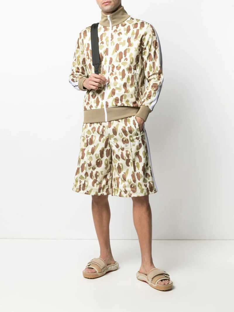 Palm Angels Desert Camo logo sports jacket outlook