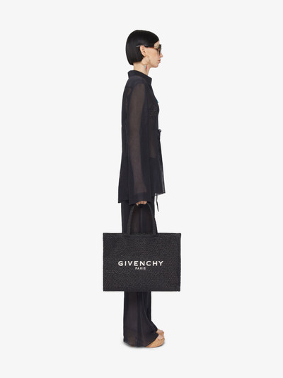 Givenchy MEDIUM G-TOTE BAG IN RAFFIA outlook