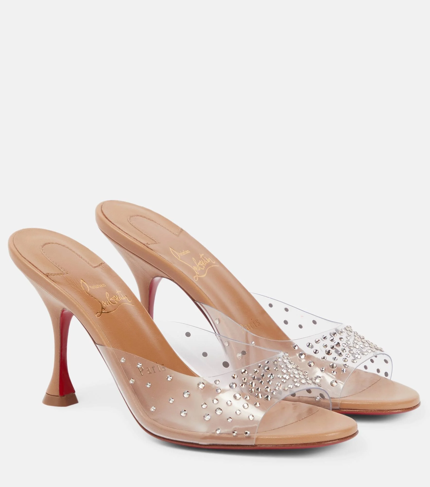 Nudes Degramule embellished mules - 1