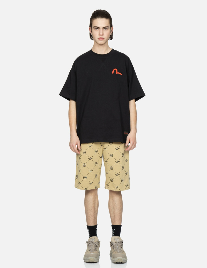 MONOGRAM PRINT SWEAT SHORTS 5