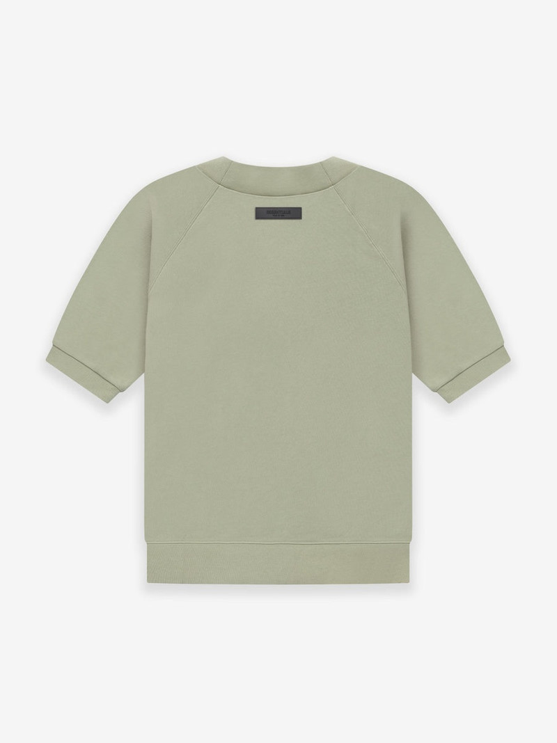 ESSENTIALS Ss Raglan Crewneck outlook