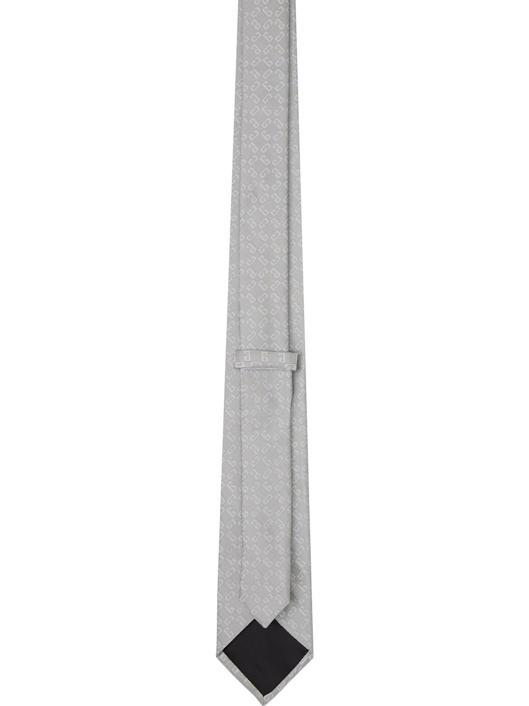 Gray Monogram 1972 Tie - 2