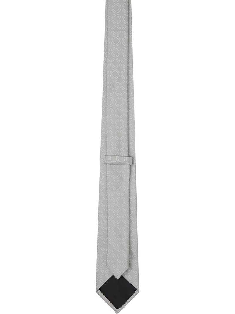 Givenchy Gray Monogram 1972 Tie outlook