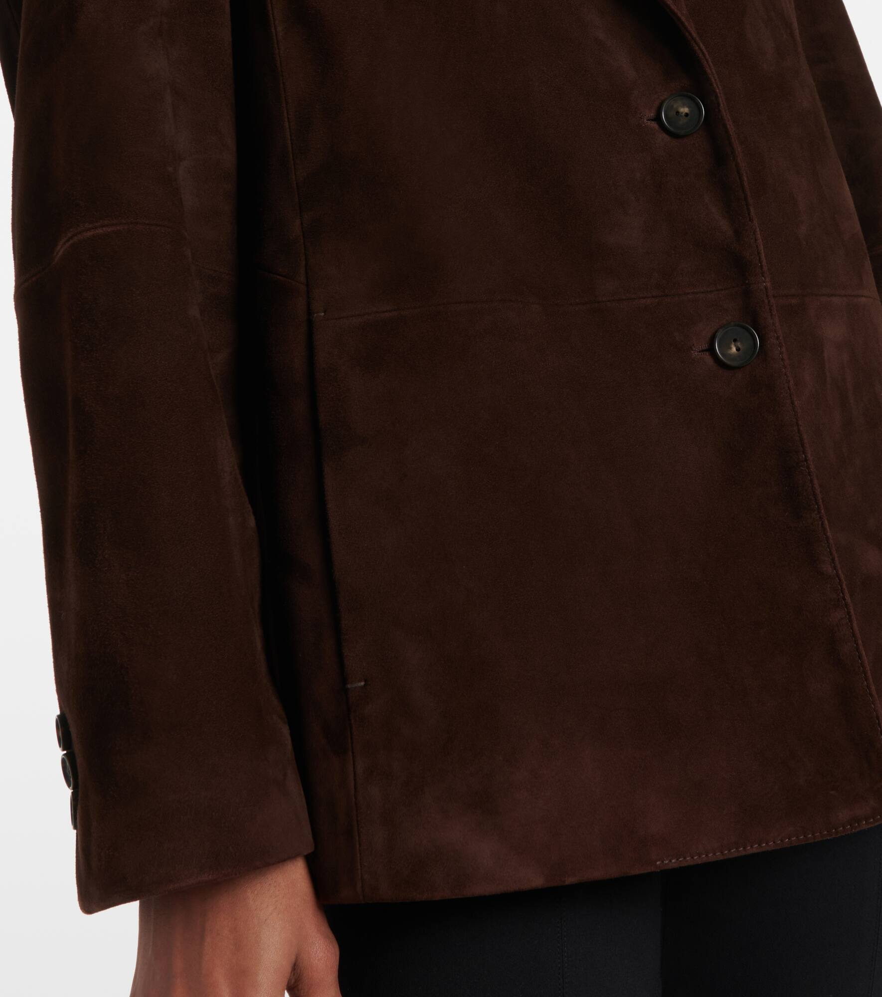 Suede blazer - 5