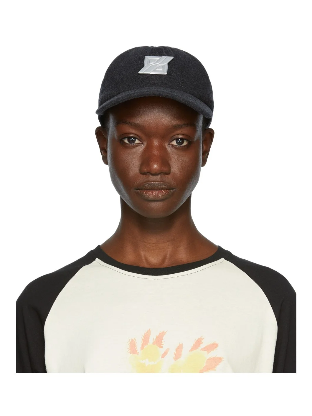 Grey Padded Flannel Cap - 1