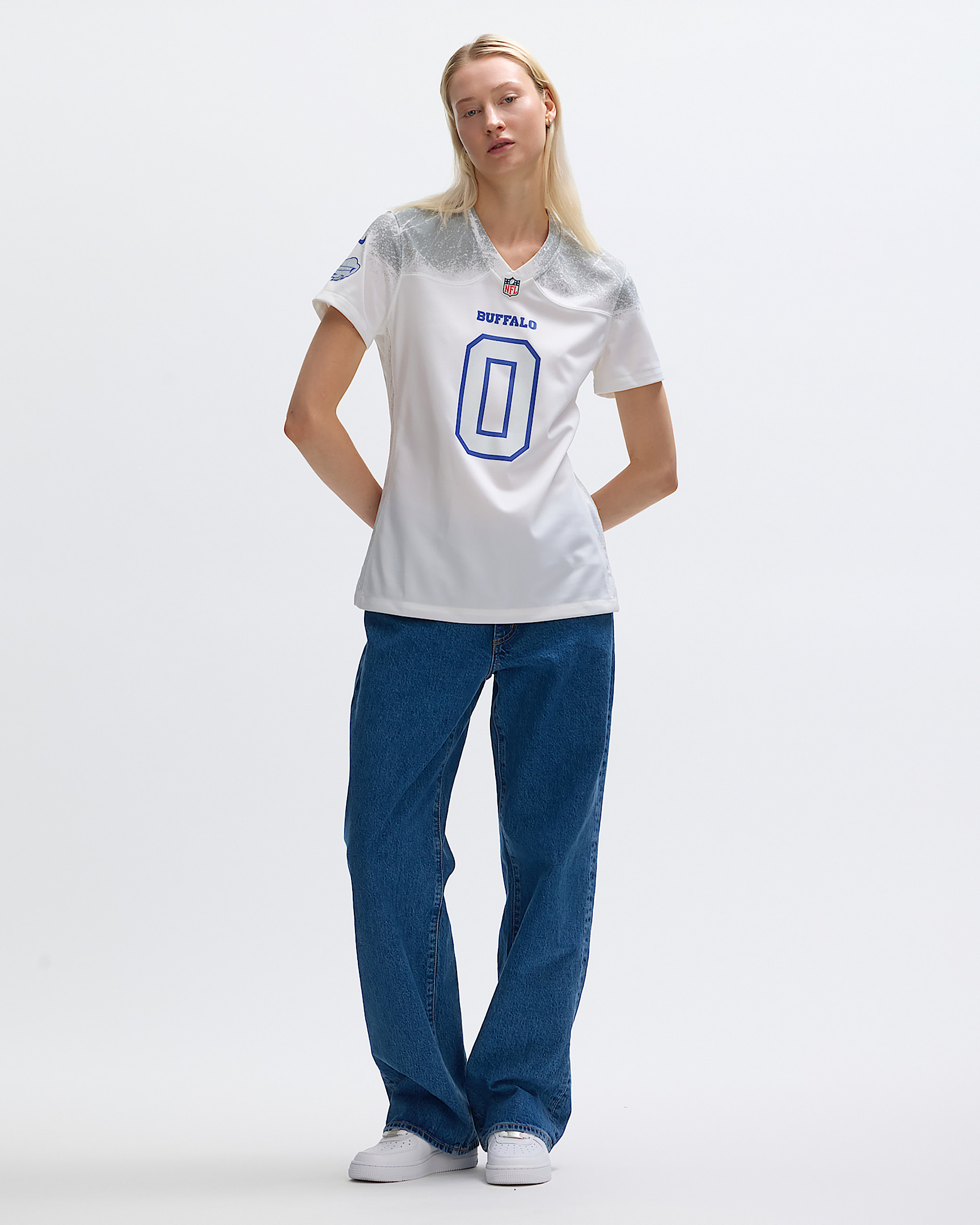 Keon Coleman Buffalo Bills Rivalries Collection Women’s Nike NFL Game Jersey - 3