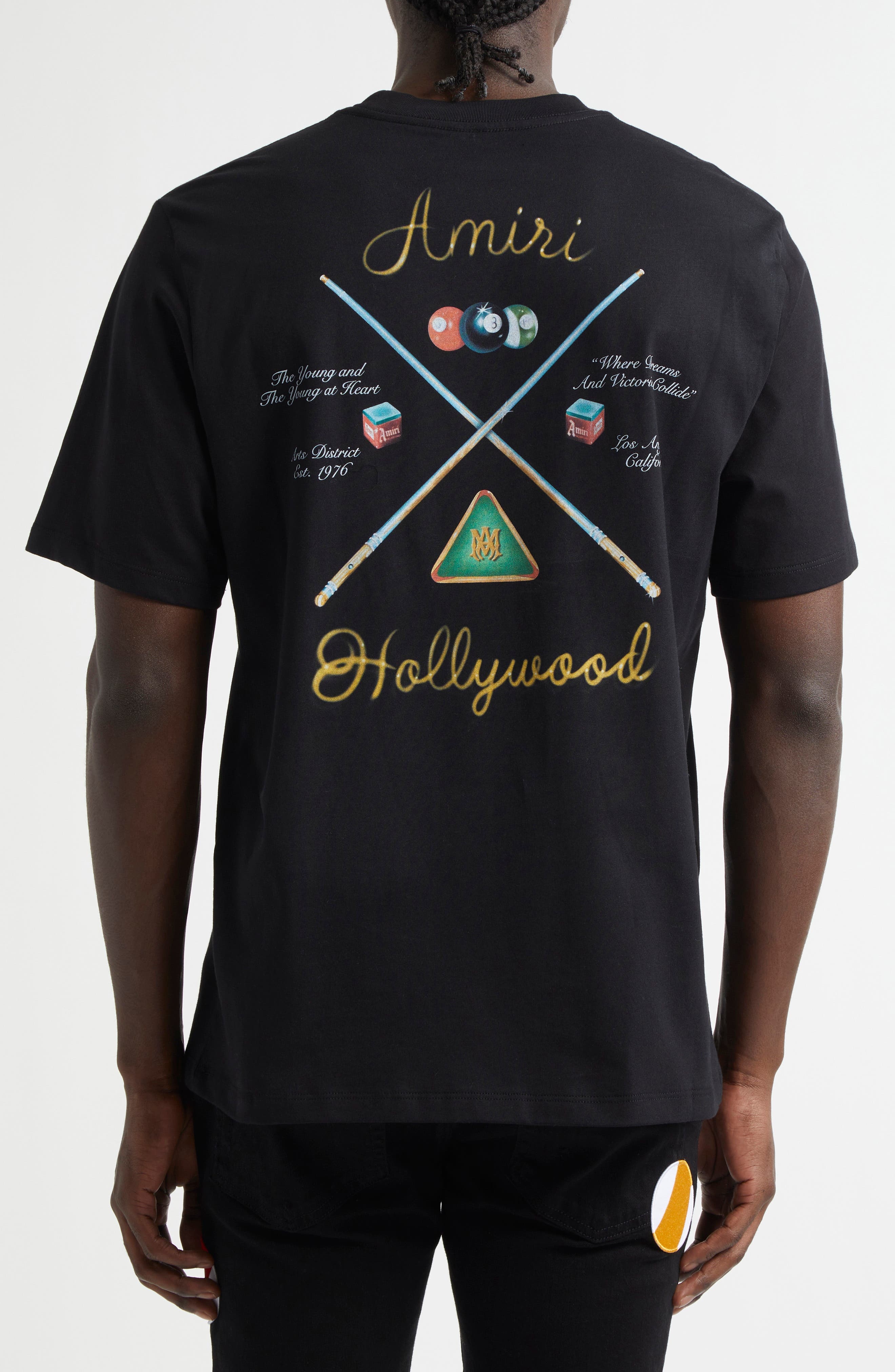 AMIRI Pool Cue Graphic T-Shirt in Black at Nordstrom - 3